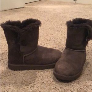 Ugg Bailey Button Short Boots brown FITS WOMEN